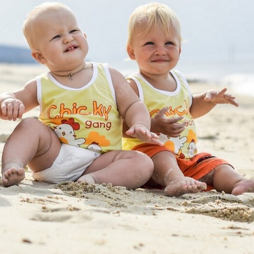 babies on vacation in Portugal